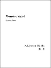 Monstre sacre piano sheet music cover